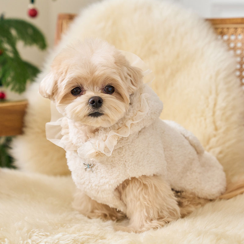 Winter Bell Fur Vest (Cream)